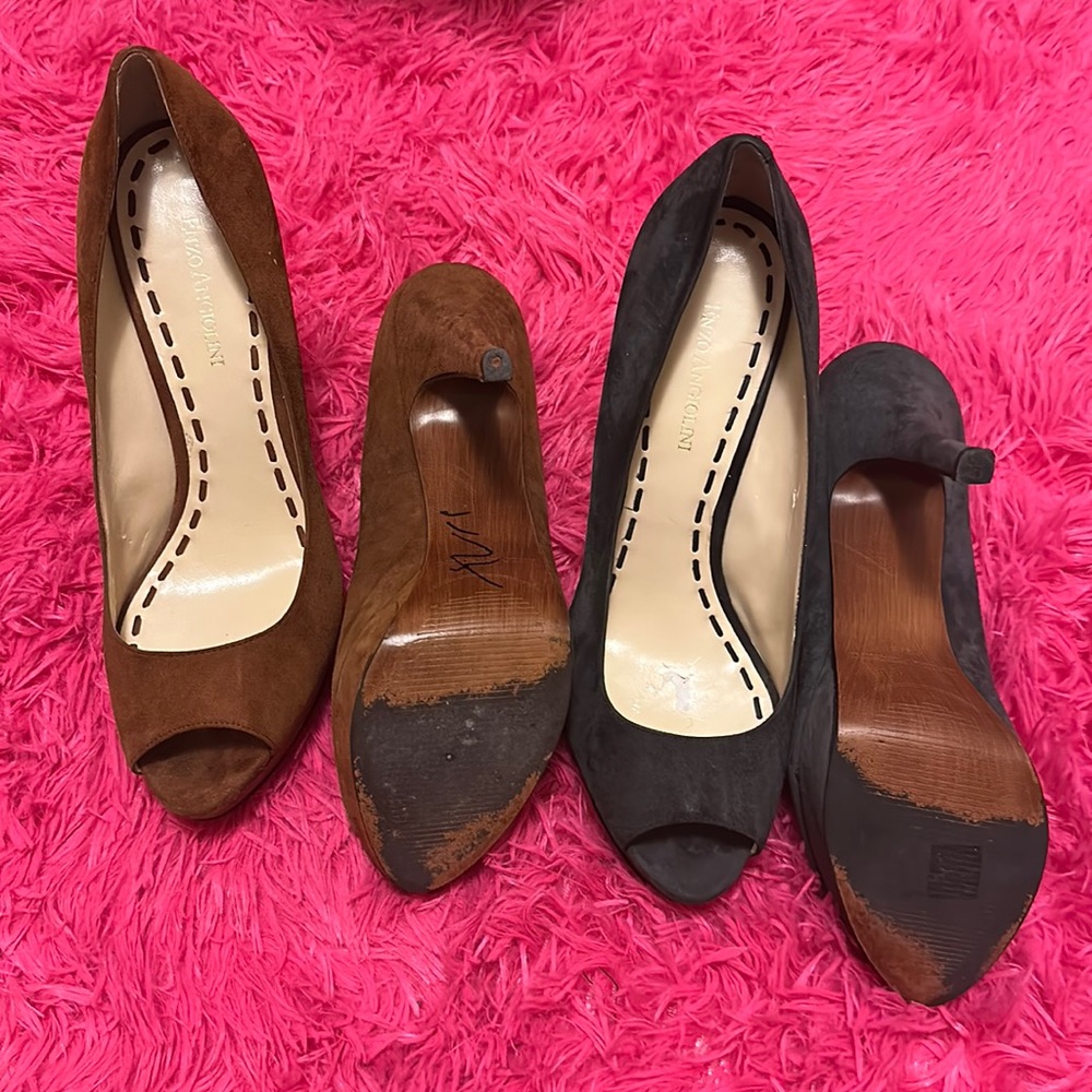 Enzo Angiolini, Grey and Brown ones size 8.5